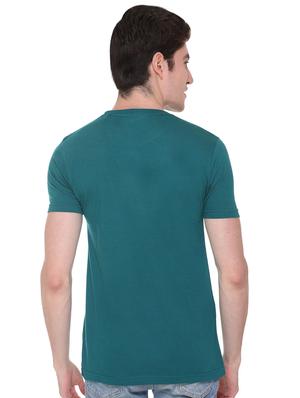 green typographic chest print t-shirt - 16698125 - Standard Image - 3