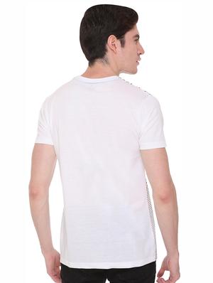 white front print pocket t-shirt - 16698138 - Standard Image - 3