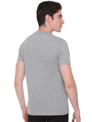 grey front print pocket t-shirt - 16698139 - Standard Image - 3
