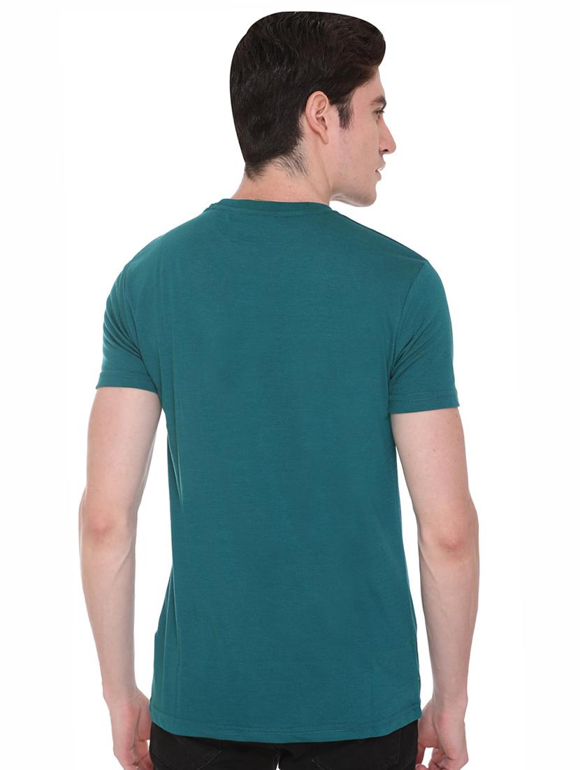 green solid pocket t-shirt - 16698144 - Zoom Image - 3
