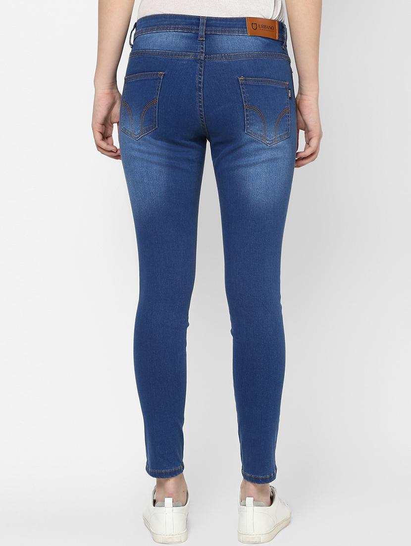 high rise stone washed jeans - 16698240 - Zoom Image - 3