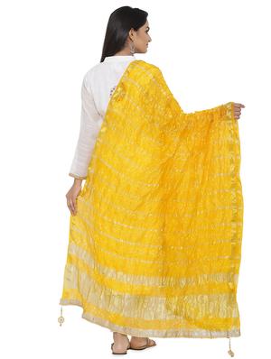 gota patti bandhani dupatta - 16698265 - Standard Image - 3