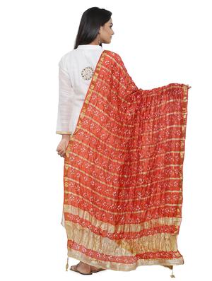gota patti bandhani dupatta - 16698269 - Standard Image - 3