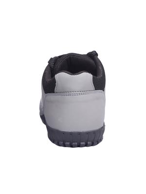 black leatherette lace up sneakers - 16698304 - Standard Image - 3