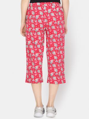 high rise floral capri - 16698336 - Standard Image - 3