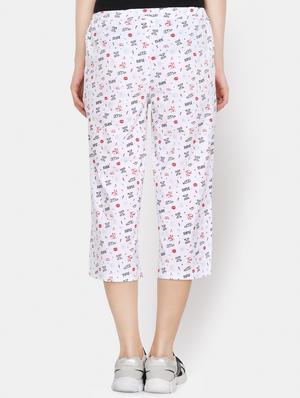 high rise floral capri - 16698337 - Standard Image - 3