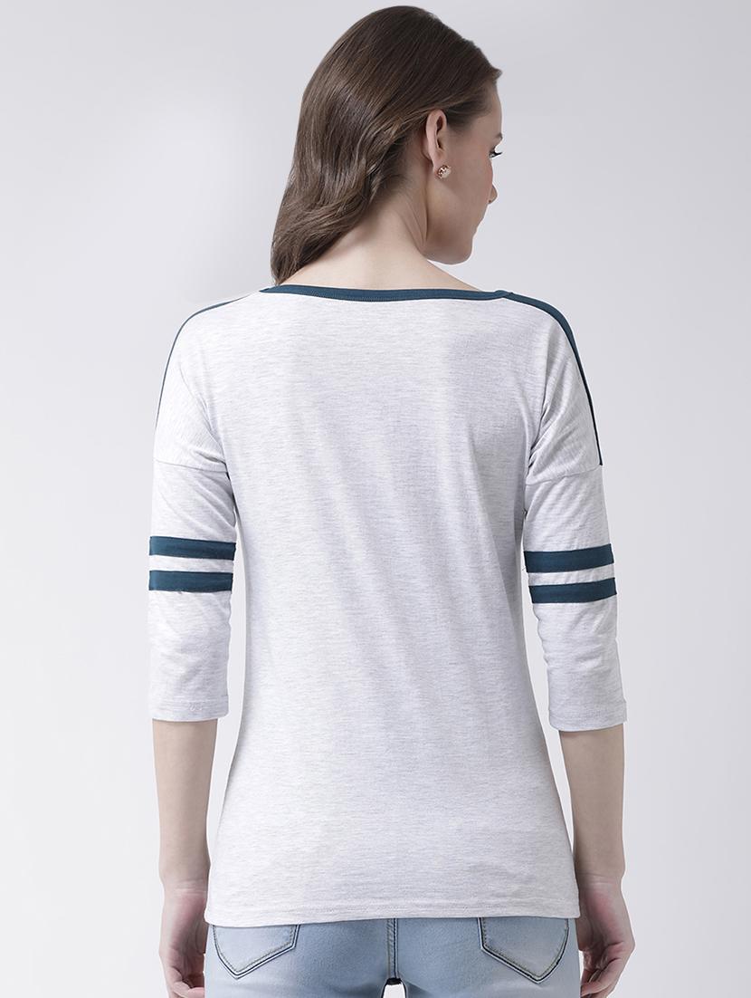 crew neck color block tee - 16698548 - Zoom Image - 3