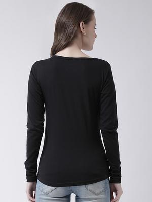 asymmetric neck long sleeved tee - 16698552 - Standard Image - 3