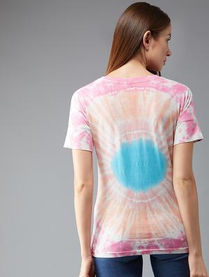 round neck tie and dye tee - 16698553 - Standard Image - 3