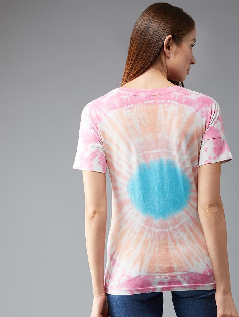round neck tie and dye tee - 16698553 - Zoom Image - 3