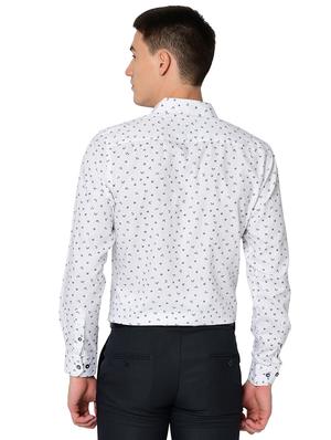 white floral print casual shirt - 16699241 - Standard Image - 3