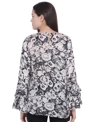 floral printed a-line kurti - 16699281 - Standard Image - 3