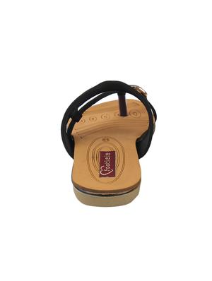 black one toe sandals - 16699378 - Standard Image - 3