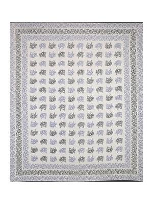 cotton printed king king size bed sheet with 2 pillow covers - 16699444 - Standard Image - 3