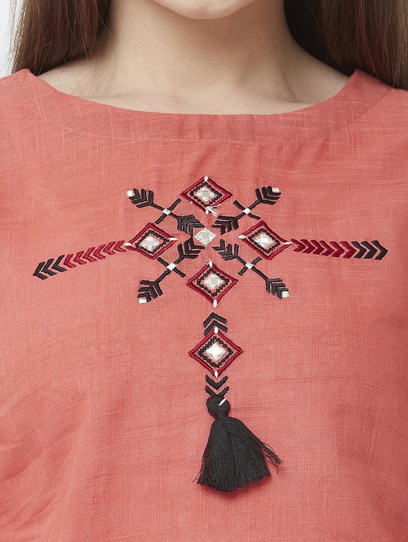 embroidered skirt top set - 16699753 - Zoom Image - 6