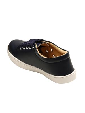 navy lace-up sneakers - 16699873 - Standard Image - 3
