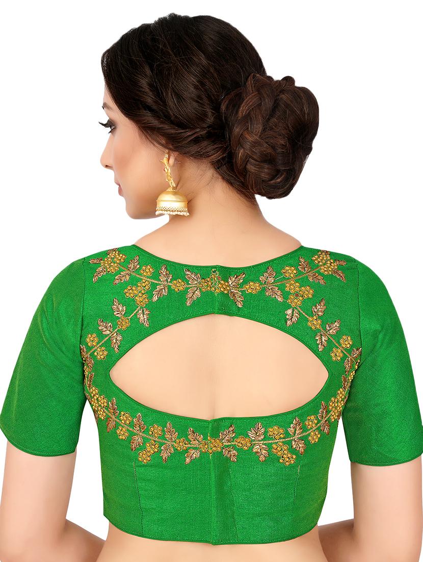 solid embroidered blouse - 16700271 - Zoom Image - 3