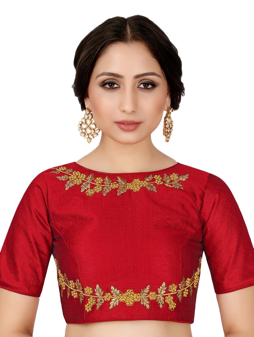 foil print contrast flared lehenga - 16700324 - Zoom Image - 3