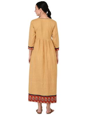 printed flared kurta - 16700794 - Standard Image - 3