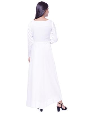 embroidered layered kurta - 16700809 - Standard Image - 3