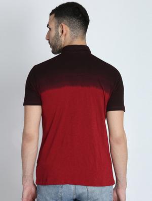 red ombre t-shirt - 16700880 - Standard Image - 3
