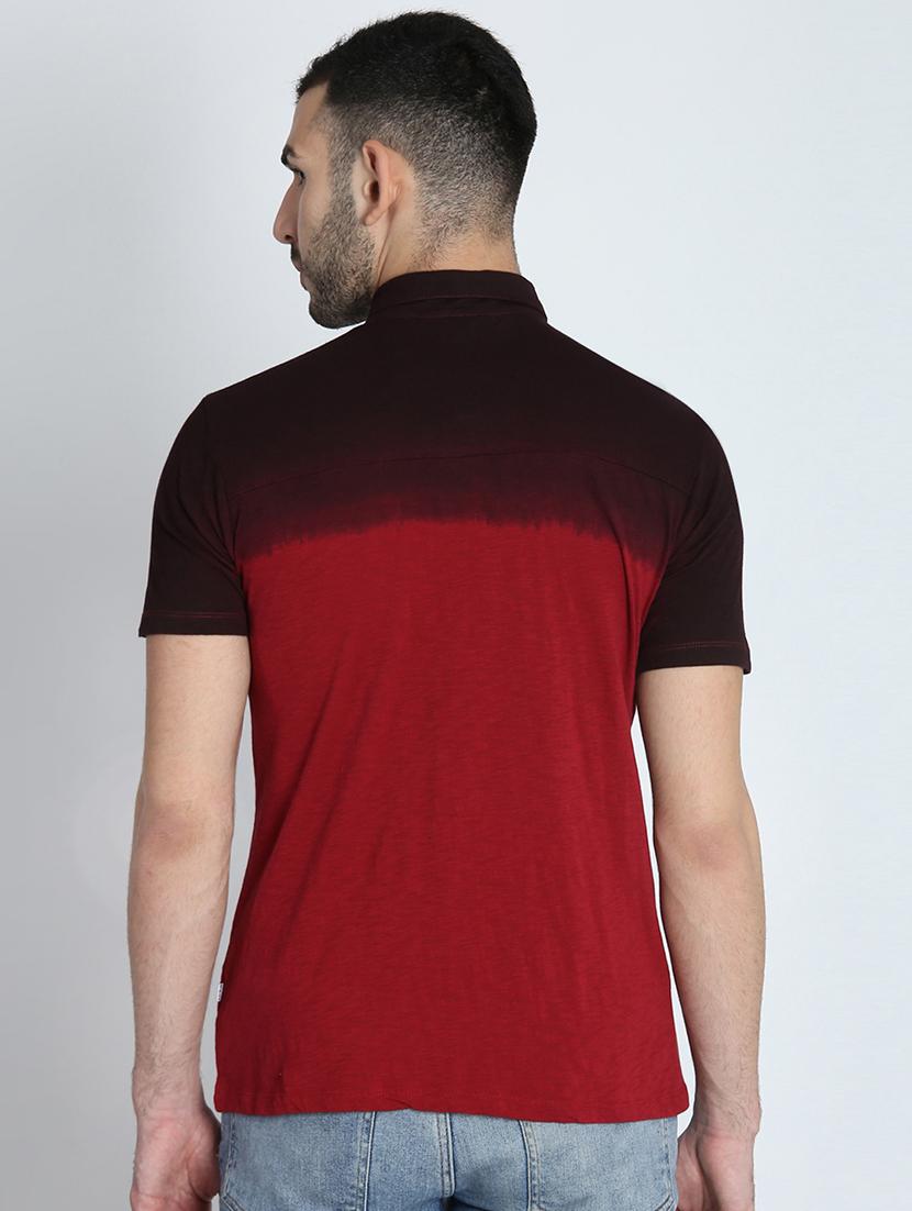 red ombre t-shirt - 16700880 - Zoom Image - 3