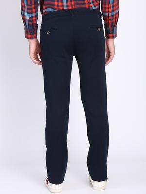 dark blue solid chinos - 16701003 - Standard Image - 3