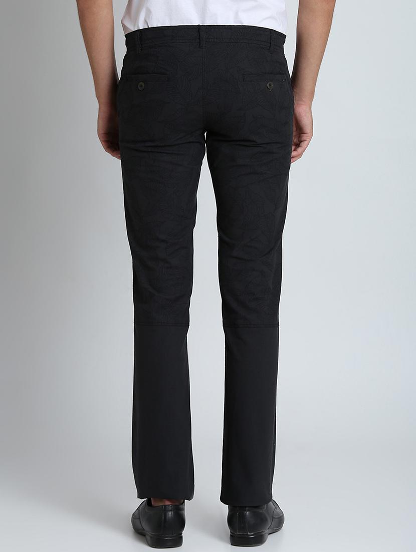 black solid chinos - 16701013 - Zoom Image - 3