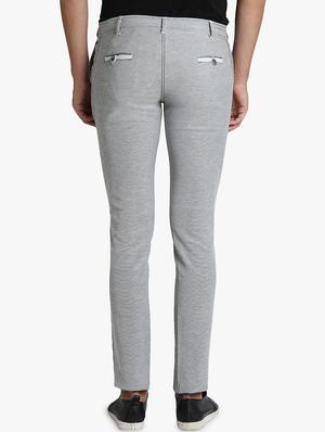 grey solid chinos - 16701017 - Standard Image - 3