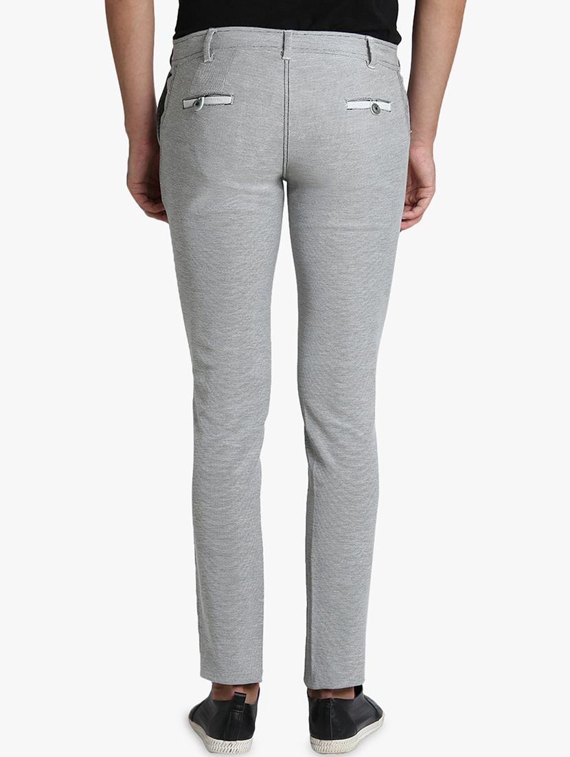 grey solid chinos - 16701017 - Zoom Image - 3