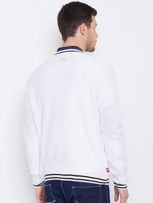 white solid pullover - 16702309 - Standard Image - 3