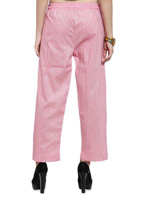 tie front solid flat front trouser - 16702670 - Standard Image - 3