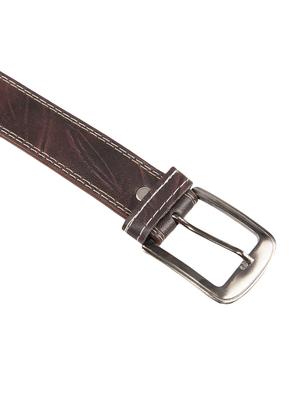 brown leatherette belt - 16703311 - Standard Image - 3