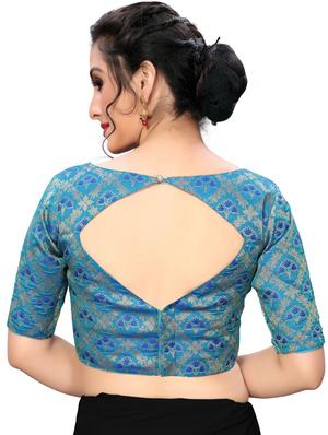foil printed blouse - 16703332 - Standard Image - 3