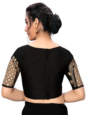 solid embroidered blouse - 16703372 - Standard Image - 3