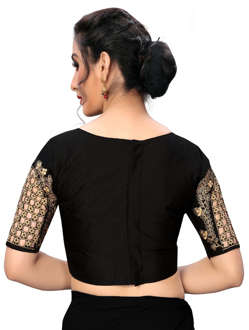 solid embroidered blouse - 16703372 - Zoom Image - 3
