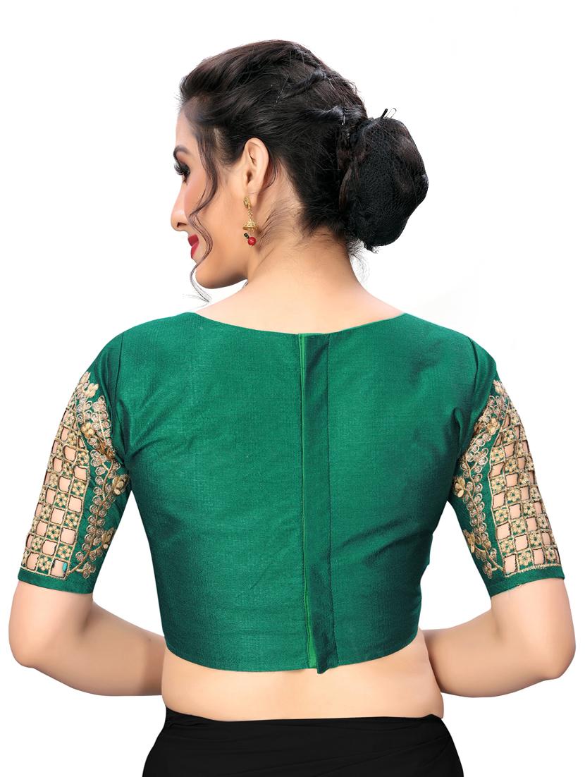 solid embroidered blouse - 16703375 - Zoom Image - 3