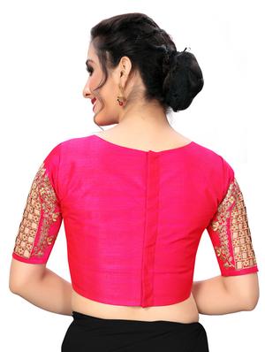 solid embroidered blouse - 16703381 - Standard Image - 3