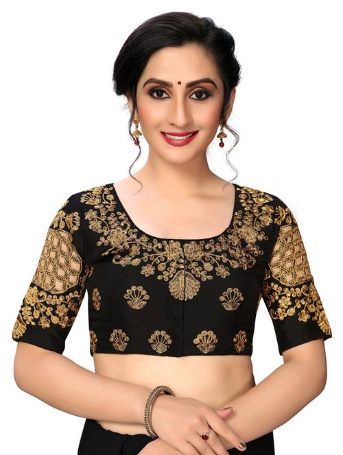 solid embroidered blouse - 16703385 - Standard Image - 1