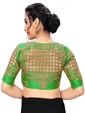 solid embroidered blouse - 16703389 - Standard Image - 3