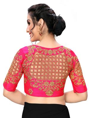 solid embroidered blouse - 16703394 - Standard Image - 3