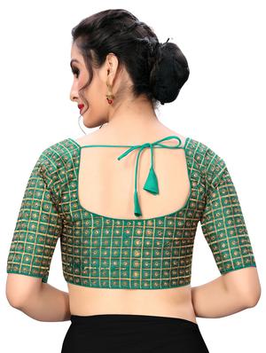 solid embroidered blouse - 16703401 - Standard Image - 3