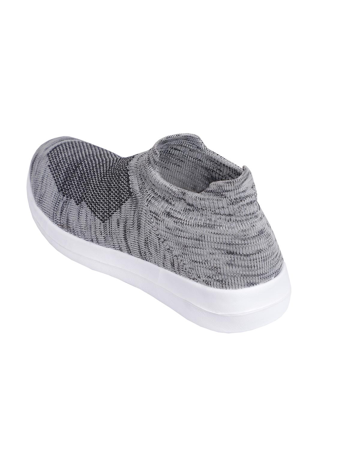 grey fabric slip on sport shoes - 16703414 - Zoom Image - 3