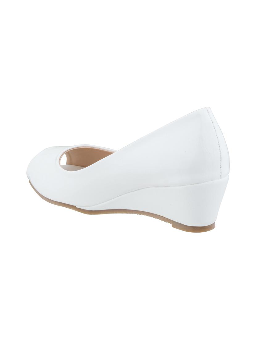 white slip on wedges - 16704223 - Zoom Image - 3