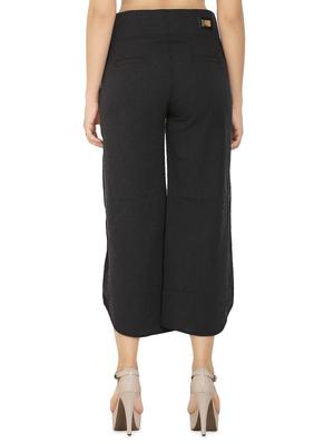 tie up waist wide leg trouser - 16704329 - Standard Image - 3