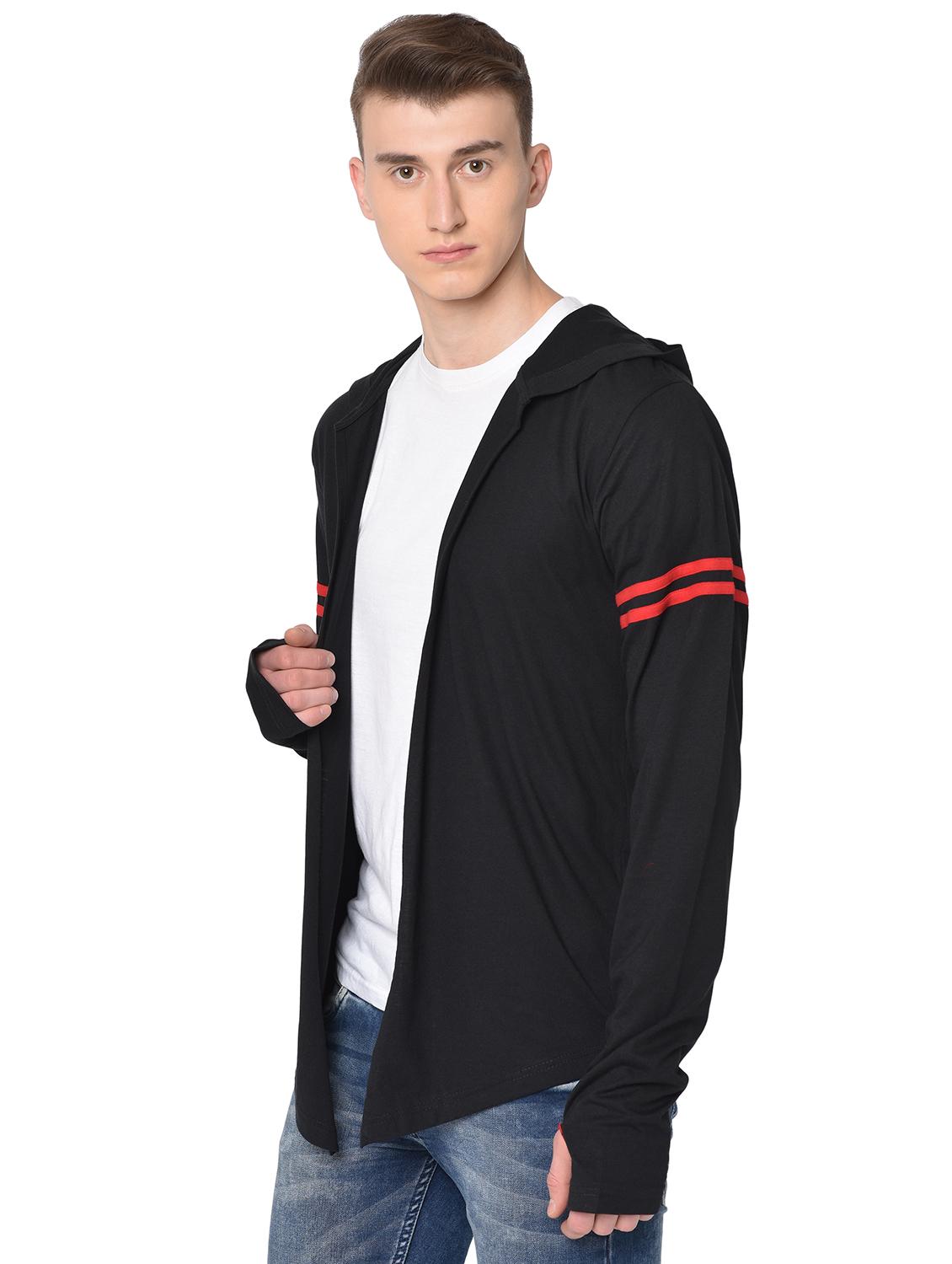 black solid thumb hole shrug - 16704430 - Zoom Image - 3