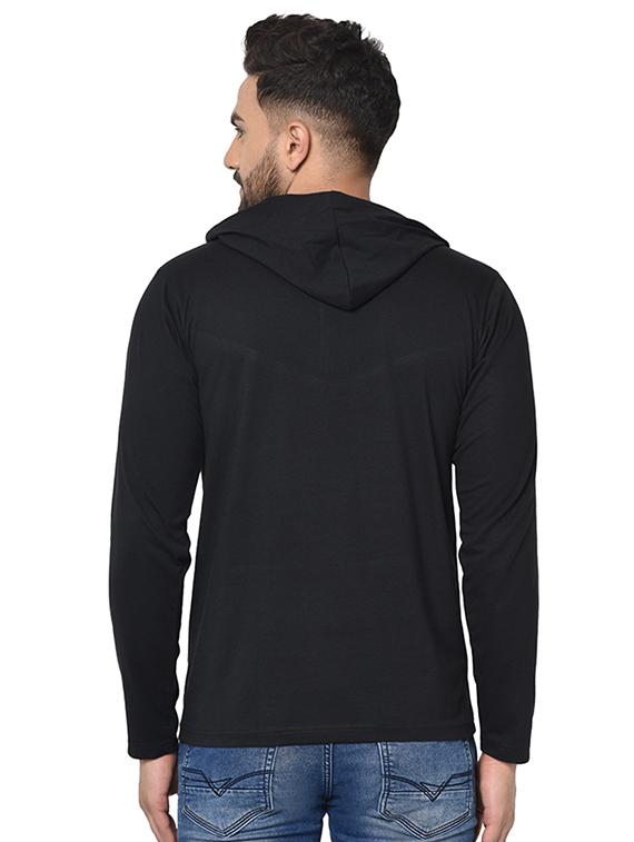 black color block t-shirt - 16704443 - Zoom Image - 3