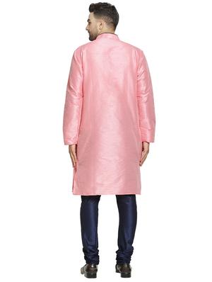 pink solid kurta pyjama set - 16705959 - Standard Image - 3