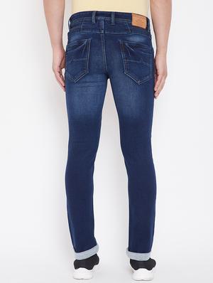 blue light washed denim jeans - 16706004 - Standard Image - 3
