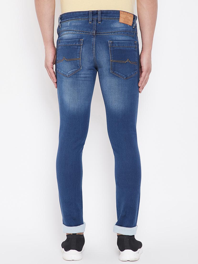 blue light washed denim jeans - 16706011 - Zoom Image - 3